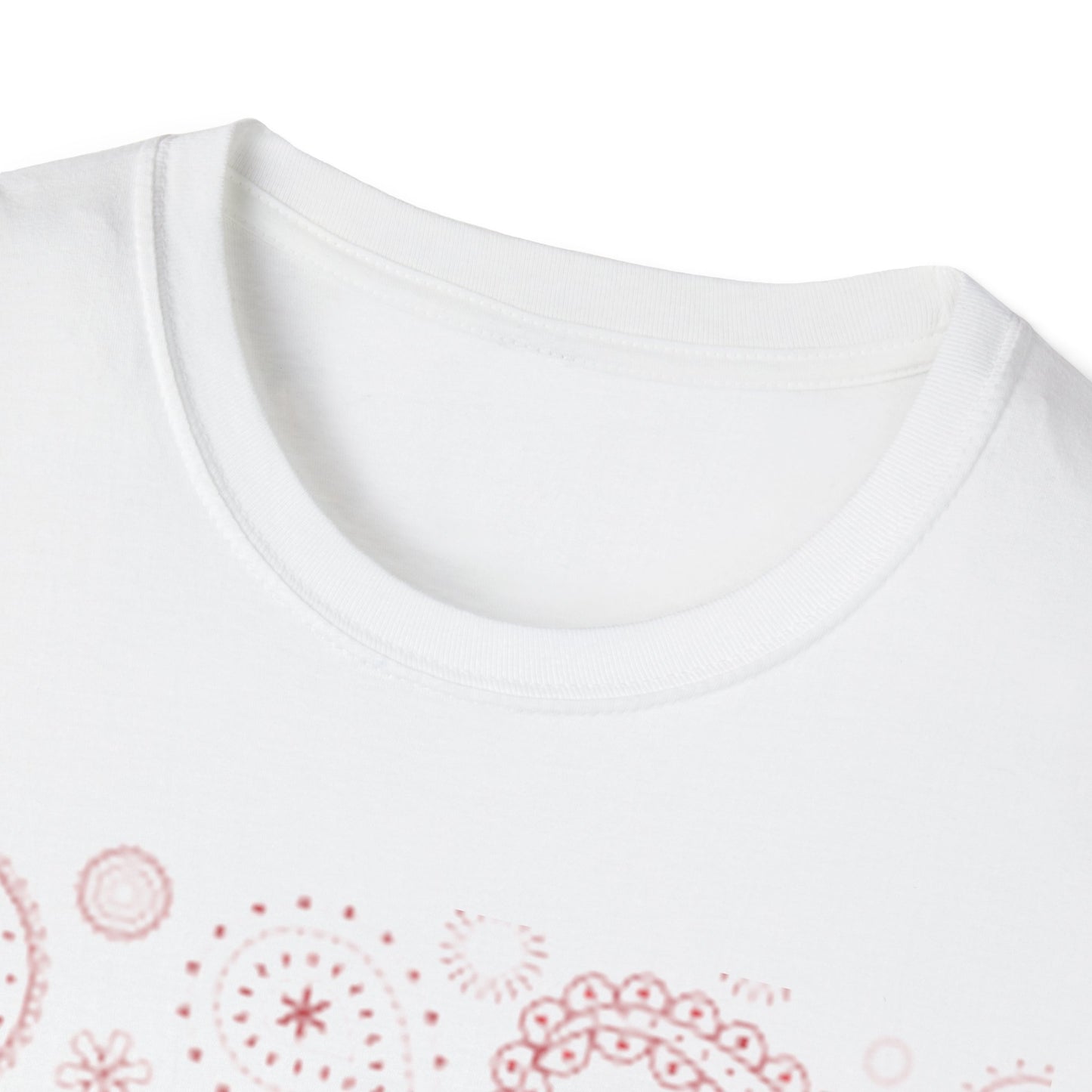 Boho Paisley Unisex Softstyle T-Shirt, Trendy Tees for Festivals, Casual Wear, Unique Gift, Cozy Style
