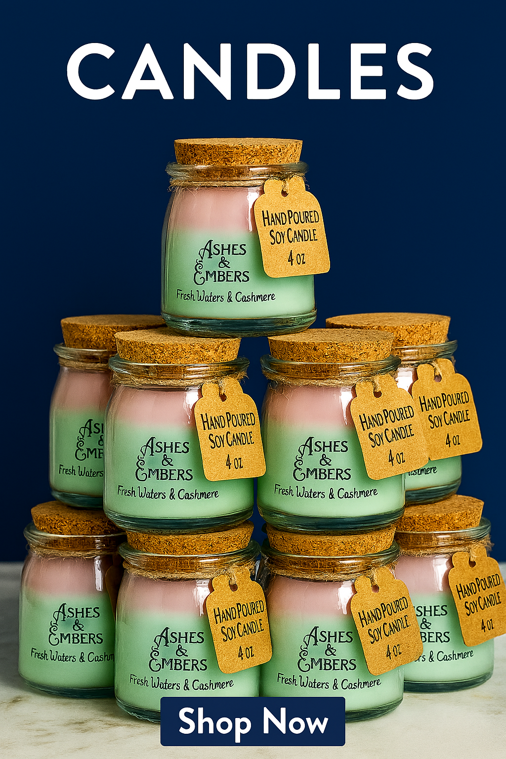 Scented handmade Candle