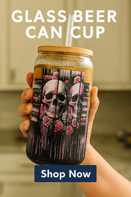Skull Glass 16oz