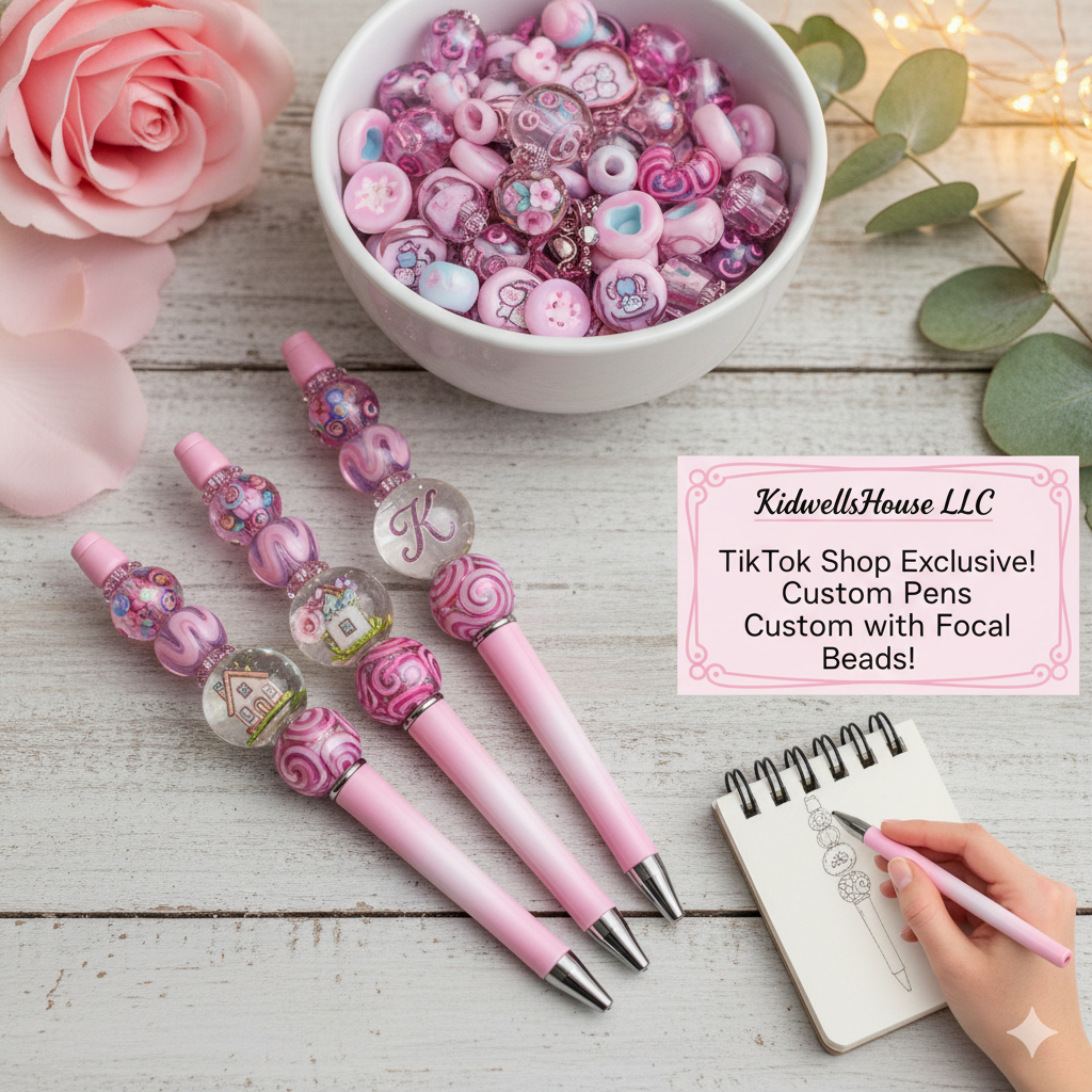 Limited Edition beaded pens